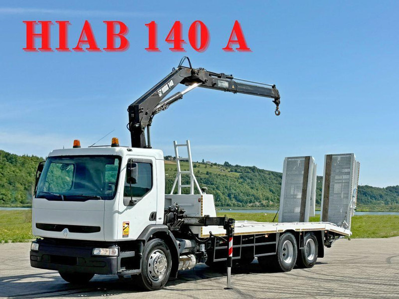 Renault KERAX 320 DCI* ABSCHLEPPWAGEN 7,35m + HIAB 140A - Grua de remolque autos: foto 1 Renault KERAX 320 DCI* ABSCHLEPPWAGEN 7,35m + HIAB 140A - Grua de remolque autos: foto 1