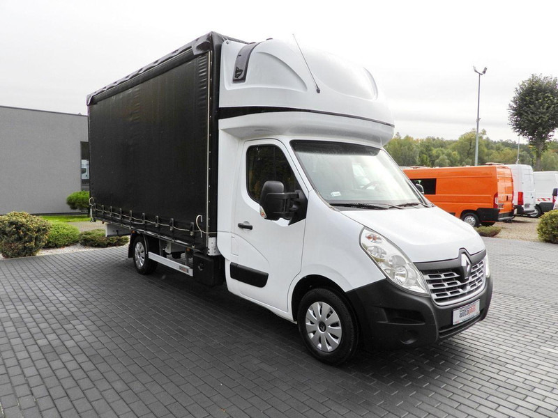 Renault MASTER PLANDEKA 10 PALET WEBASTO TEMPOMAT KLIMATYZACJA 170KM [ - Furgoneta con caja de lona: foto 4 Renault MASTER PLANDEKA 10 PALET WEBASTO TEMPOMAT KLIMATYZACJA 170KM [ - Furgoneta con caja de lona: foto 4