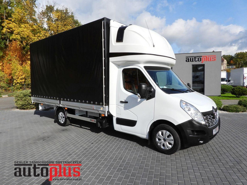 Renault MASTER PLANDEKA 10 PALET WEBASTO TEMPOMAT KLIMATYZACJA 170KM [ - Furgoneta con caja de lona: foto 1 Renault MASTER PLANDEKA 10 PALET WEBASTO TEMPOMAT KLIMATYZACJA 170KM [ - Furgoneta con caja de lona: foto 1