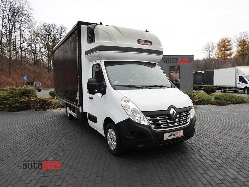 Renault MASTER PLANDEKA 10 PALET WEBASTO TEMPOMAT KLIMATYZACJA 170KM [ - Furgoneta con caja de lona: foto 1 Renault MASTER PLANDEKA 10 PALET WEBASTO TEMPOMAT KLIMATYZACJA 170KM [ - Furgoneta con caja de lona: foto 1