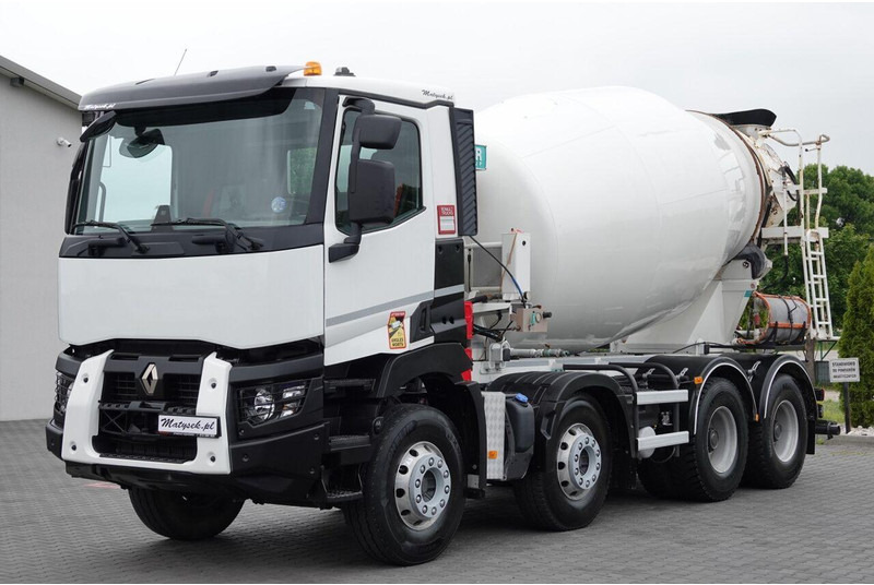 Renault T 460 / 8X4 / BETONOMIESZARKA / GRUSZKA 9M3 / IMER / ALUFELGI / - Camión hormigonera: foto 2 Renault T 460 / 8X4 / BETONOMIESZARKA / GRUSZKA 9M3 / IMER / ALUFELGI / - Camión hormigonera: foto 2