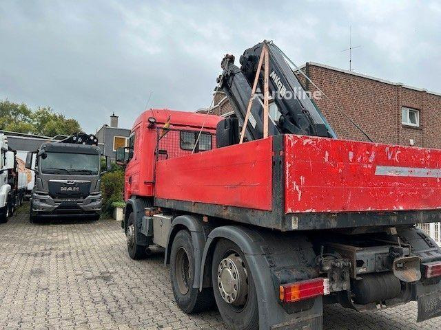 Scania 124 L 470 - Flatbed + crane - Camión caja abierta, Camión grúa: foto 4 Scania 124 L 470 - Flatbed + crane - Camión caja abierta, Camión grúa: foto 4