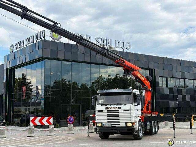 Scania R143 HL 6x2 PALFINGER PK44002 Crane Kran - Camión caja abierta, Camión grúa: foto 3 Scania R143 HL 6x2 PALFINGER PK44002 Crane Kran - Camión caja abierta, Camión grúa: foto 3