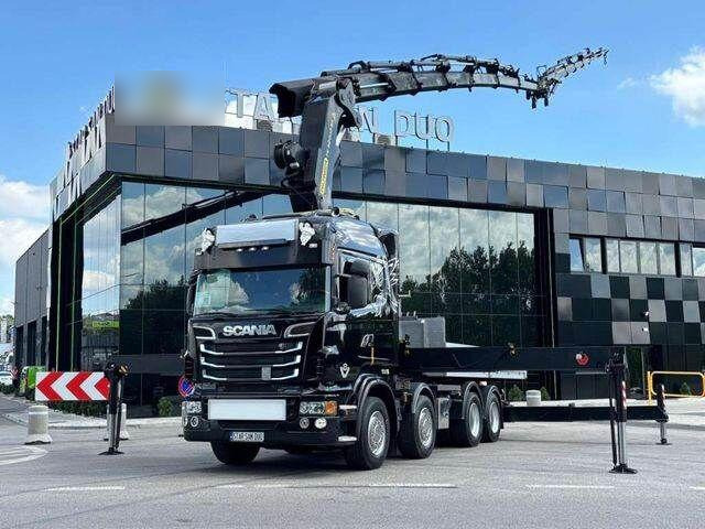 Scania R560 8x2 PALFINGER PK 92002 SH Fly Jib Winch 5t - Camión caja abierta, Camión grúa: foto 1 Scania R560 8x2 PALFINGER PK 92002 SH Fly Jib Winch 5t - Camión caja abierta, Camión grúa: foto 1