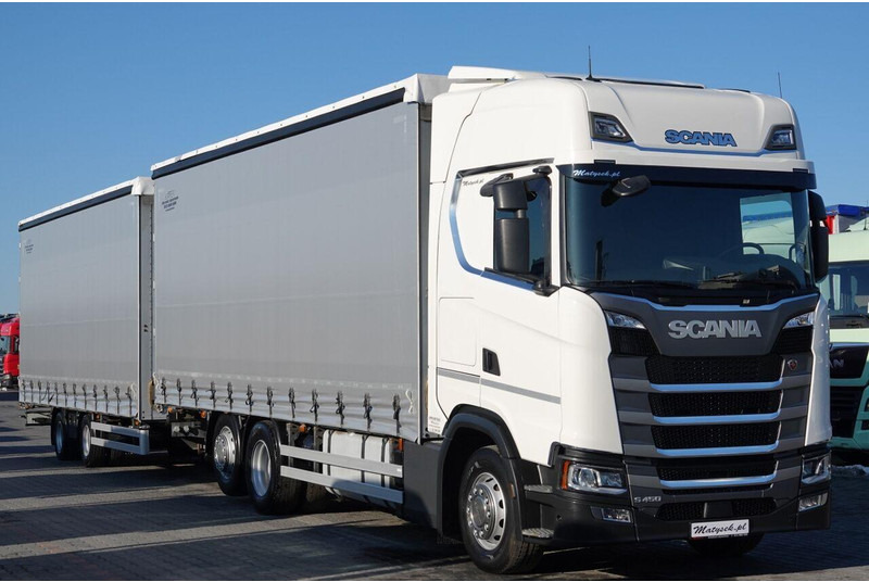 Camión lona Scania S 450 / ZESTAW TANDEM / 120 M3 /  I-PARK COOL  / PO KONTRAKCIE S: foto 9