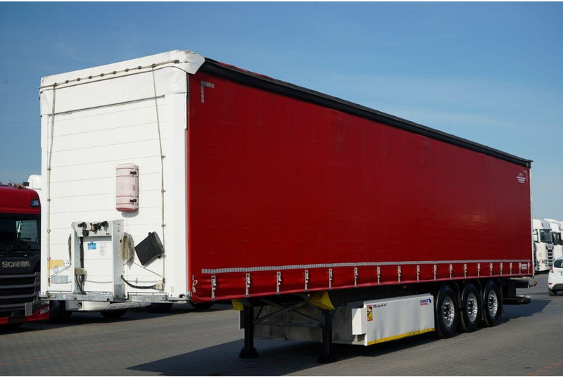 Schmitz Cargobull FIRANKA / STANDARD / 2x OŚ PODNOSZONA / WINDA / KOSZ NA PALETY / - Semirremolque lona: foto 3 Schmitz Cargobull FIRANKA / STANDARD / 2x OŚ PODNOSZONA / WINDA / KOSZ NA PALETY / - Semirremolque lona: foto 3