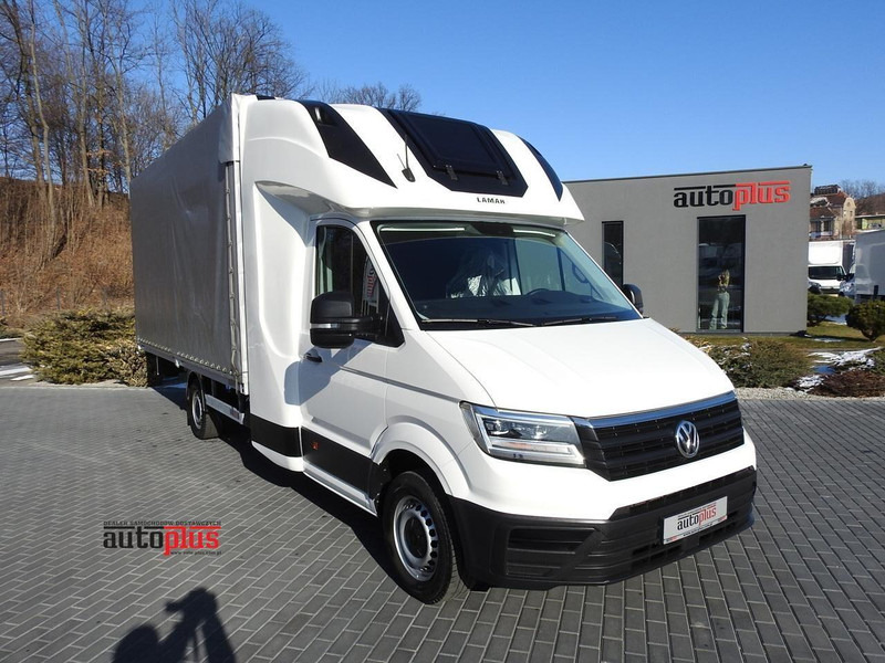 Volkswagen CRAFTER PLANDEKA 10 PALET WEBASTO TEMPOMAT KLIMATYZACJA LEDY PNE - Furgoneta con caja de lona: foto 1 Volkswagen CRAFTER PLANDEKA 10 PALET WEBASTO TEMPOMAT KLIMATYZACJA LEDY PNE - Furgoneta con caja de lona: foto 1