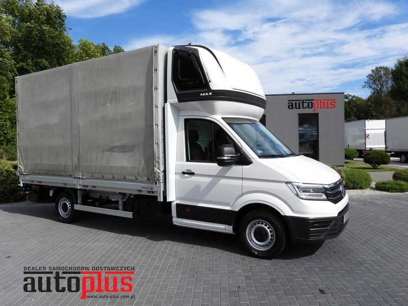 Volkswagen CRAFTER PLANDEKA WINDA 8 PALET WEBASTO TEMPOMAT LEDY KLIMATYZACJ - Furgoneta con caja de lona: foto 1 Volkswagen CRAFTER PLANDEKA WINDA 8 PALET WEBASTO TEMPOMAT LEDY KLIMATYZACJ - Furgoneta con caja de lona: foto 1