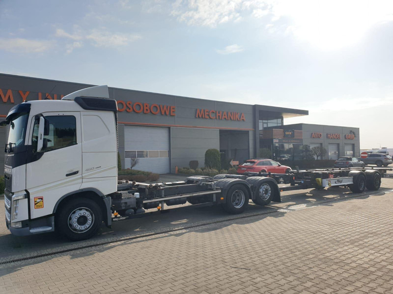 Volvo FH 460 EURO 6 BDF SWAP CHASSIS + TRAILER FLIEGL TWP180 - Camión chasis: foto 2 Volvo FH 460 EURO 6 BDF SWAP CHASSIS + TRAILER FLIEGL TWP180 - Camión chasis: foto 2
