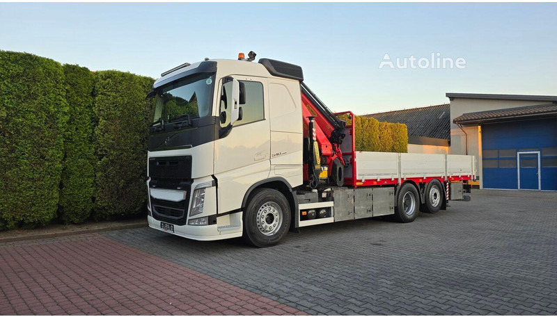 Volvo FH 540 - Flatbed+crane 6x2 - Camión caja abierta, Camión grúa: foto 2 Volvo FH 540 - Flatbed+crane 6x2 - Camión caja abierta, Camión grúa: foto 2