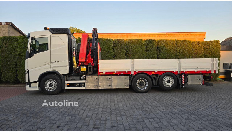 Volvo FH 540 - Flatbed+crane 6x2 - Camión caja abierta, Camión grúa: foto 4 Volvo FH 540 - Flatbed+crane 6x2 - Camión caja abierta, Camión grúa: foto 4