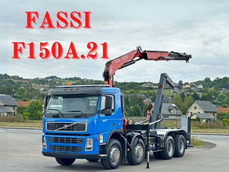 Volvo FM 12.420 * FASSI F150A.21 * 8x4 * TOP - Camión multibasculante, Camión grúa: foto 1 Volvo FM 12.420 * FASSI F150A.21 * 8x4 * TOP - Camión multibasculante, Camión grúa: foto 1
