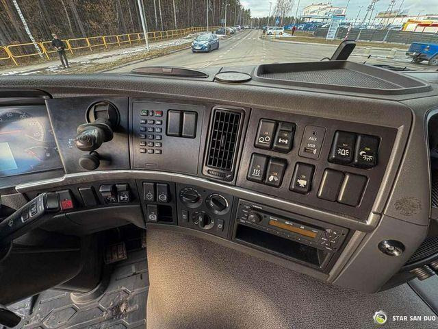 Camión caja abierta, Camión grúa Volvo FMX 500 8x2 Effer 585 Fly Jib Winch Crane Kran: foto 20