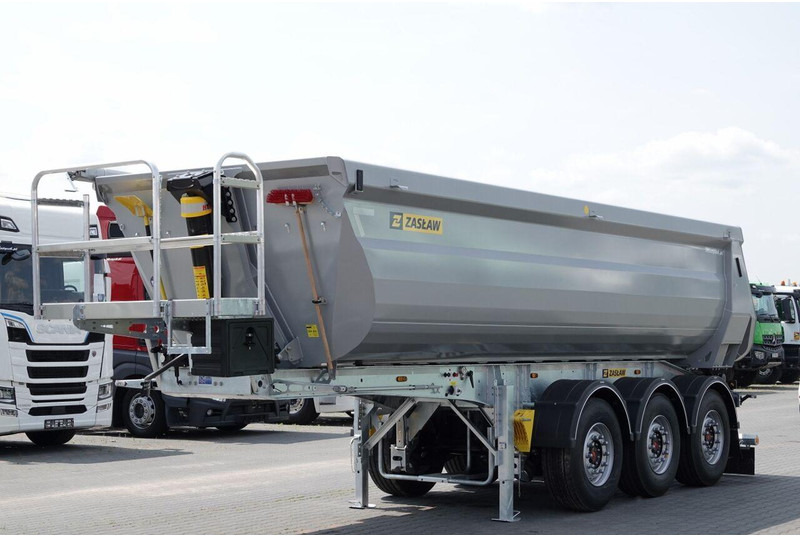 ZASŁAW WYWROTKA 28 m3 / FABRYCZNIE NOWA / STALOWA / RYNNA WANNA HP / OŚ - Semirremolque volquete: foto 3 ZASŁAW WYWROTKA 28 m3 / FABRYCZNIE NOWA / STALOWA / RYNNA WANNA HP / OŚ - Semirremolque volquete: foto 3