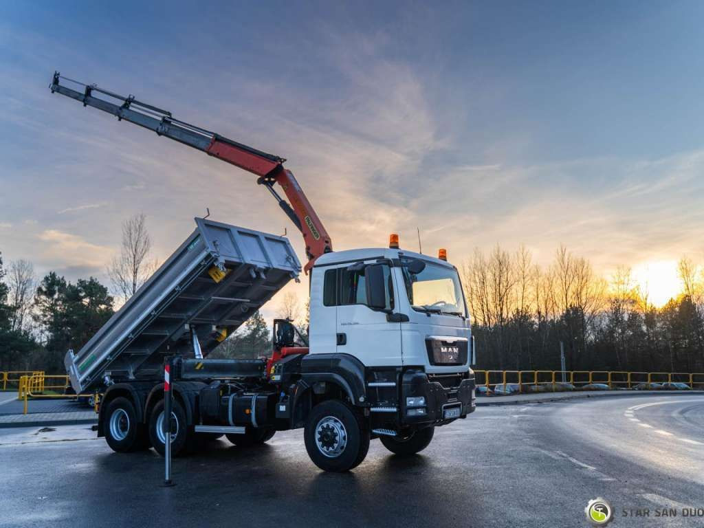 MAN TGS 26.360 6x6 PALFINGER PK 18001 EH Crane Kipe - Camión volquete: foto 5 MAN TGS 26.360 6x6 PALFINGER PK 18001 EH Crane Kipe - Camión volquete: foto 5