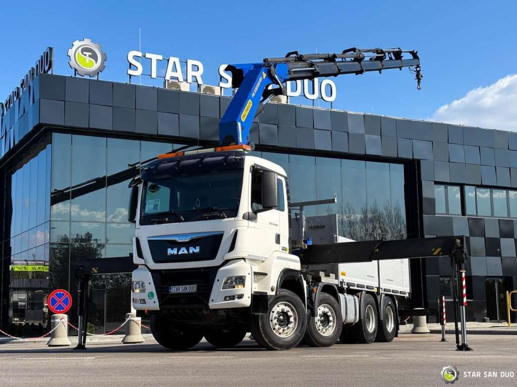 MAN TGS 35.480 8x4 PALFINGER PK 53002SH Crane - Camión grúa: foto 1 MAN TGS 35.480 8x4 PALFINGER PK 53002SH Crane - Camión grúa: foto 1