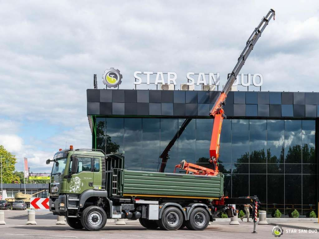 MAN TGS 35.480 PALFINGER PK 20002 HDS Grapple Tippe - Camión volquete: foto 3 MAN TGS 35.480 PALFINGER PK 20002 HDS Grapple Tippe - Camión volquete: foto 3