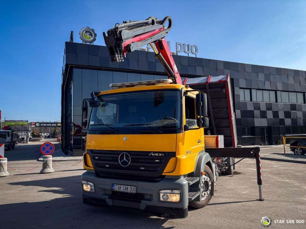 Leasing de  Mercedes-Benz  AXOR 1824 4x2 HMF 975 HDS Crane  Rotator Kipper Mercedes-Benz  AXOR 1824 4x2 HMF 975 HDS Crane  Rotator Kipper: foto 7