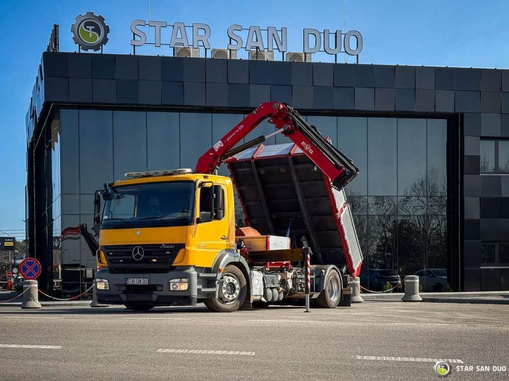 Leasing de  Mercedes-Benz  AXOR 1824 4x2 HMF 975 HDS Crane  Rotator Kipper Mercedes-Benz  AXOR 1824 4x2 HMF 975 HDS Crane  Rotator Kipper: foto 6