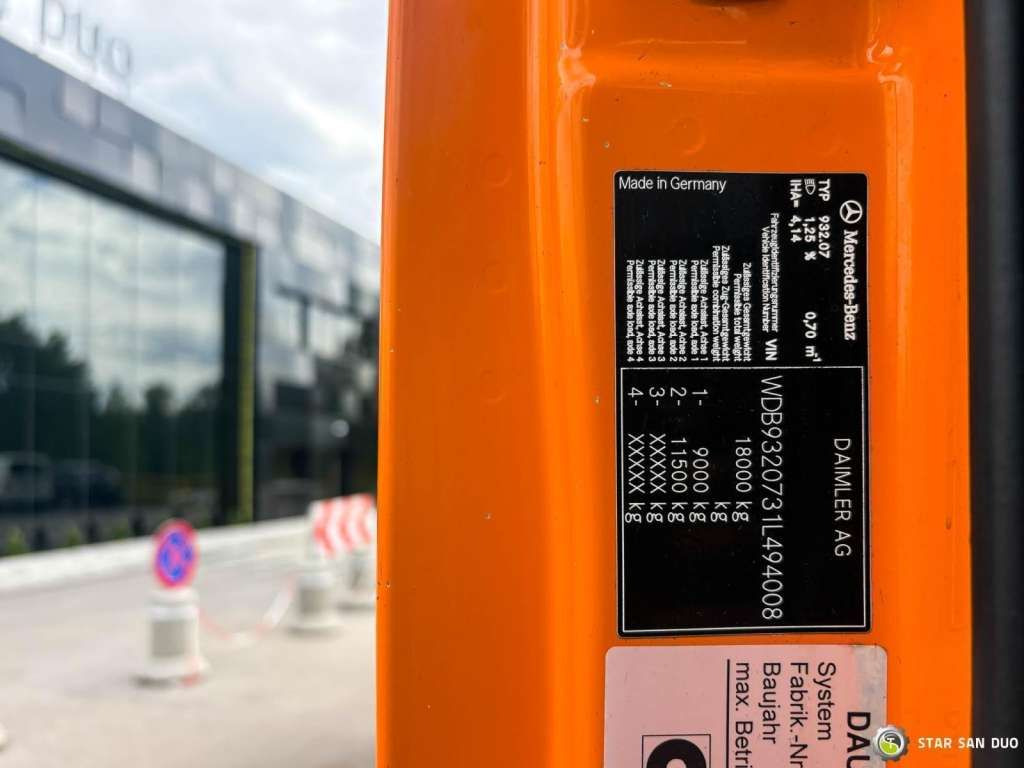 Leasing de  Mercedes-Benz  Actros 1841 AK 4x4 Hiab 288E-7 Crane Kipper Mercedes-Benz  Actros 1841 AK 4x4 Hiab 288E-7 Crane Kipper: foto 22