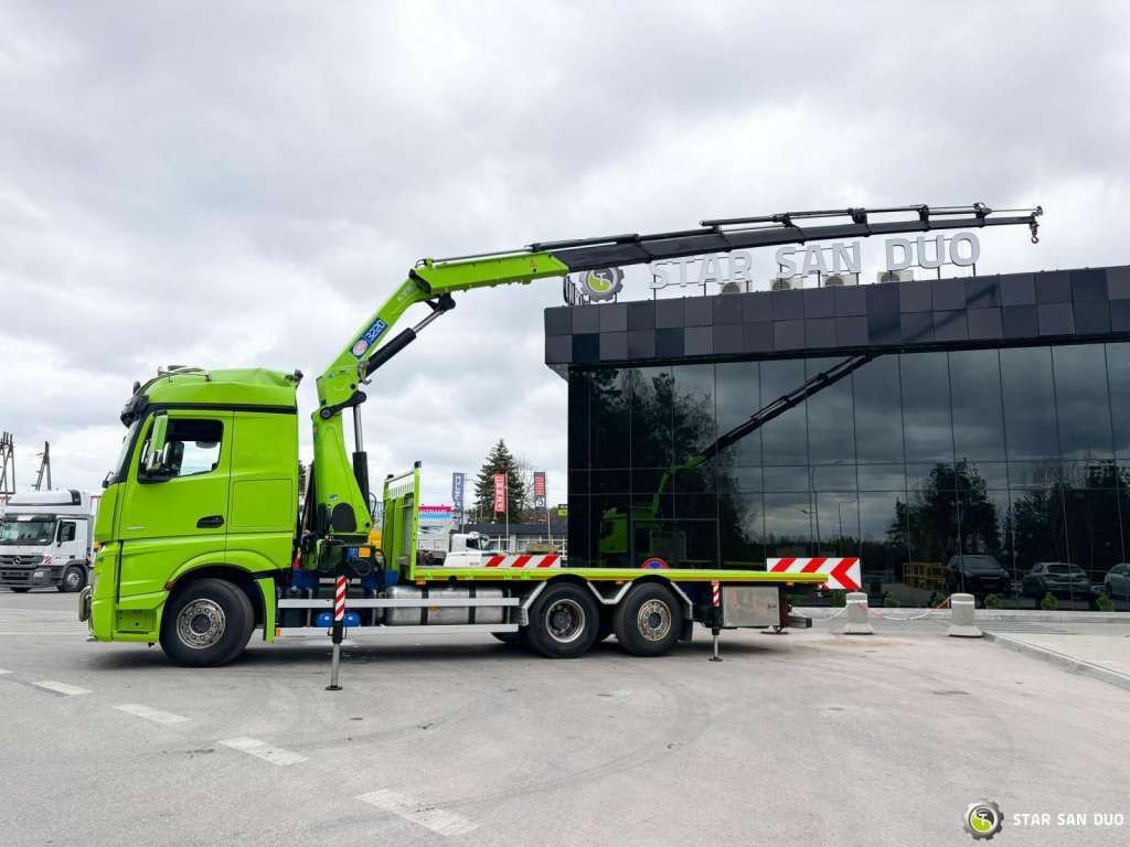 Mercedes-Benz Actros 6x2 HMF 3220 K7 Crane Mercedes-Benz Actros 6x2 HMF 3220 K7 Crane - Camión grúa, Camión caja abierta: foto 3 Mercedes-Benz Actros 6x2 HMF 3220 K7 Crane Mercedes-Benz Actros 6x2 HMF 3220 K7 Crane - Camión grúa, Camión caja abierta: foto 3