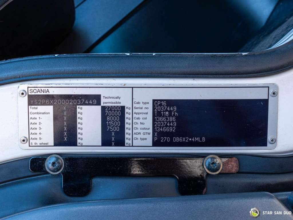 Leasing de  Scania  P270 6x2 PALFINGER PK 20002  HDS Crane Rotator Scania  P270 6x2 PALFINGER PK 20002  HDS Crane Rotator: foto 24