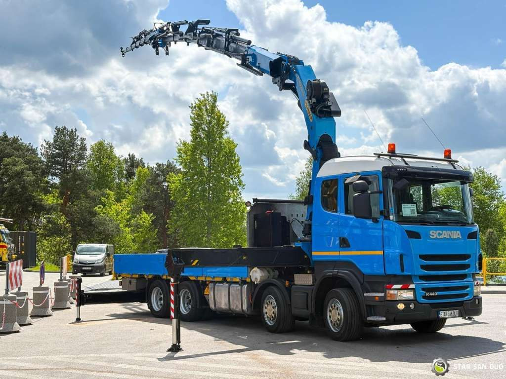 Scania R440 8x4 Palfinger PK50002 FLY JIB Crane Winch - Camión grúa: foto 1 Scania R440 8x4 Palfinger PK50002 FLY JIB Crane Winch - Camión grúa: foto 1