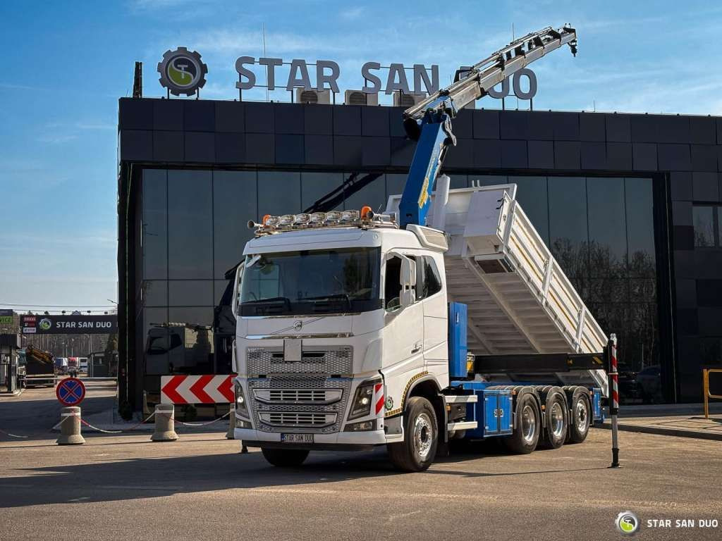 Volvo FH 16.550 8x4 Palfinger PK 34002-SH Crane Kippe - Camión volquete: foto 1 Volvo FH 16.550 8x4 Palfinger PK 34002-SH Crane Kippe - Camión volquete: foto 1