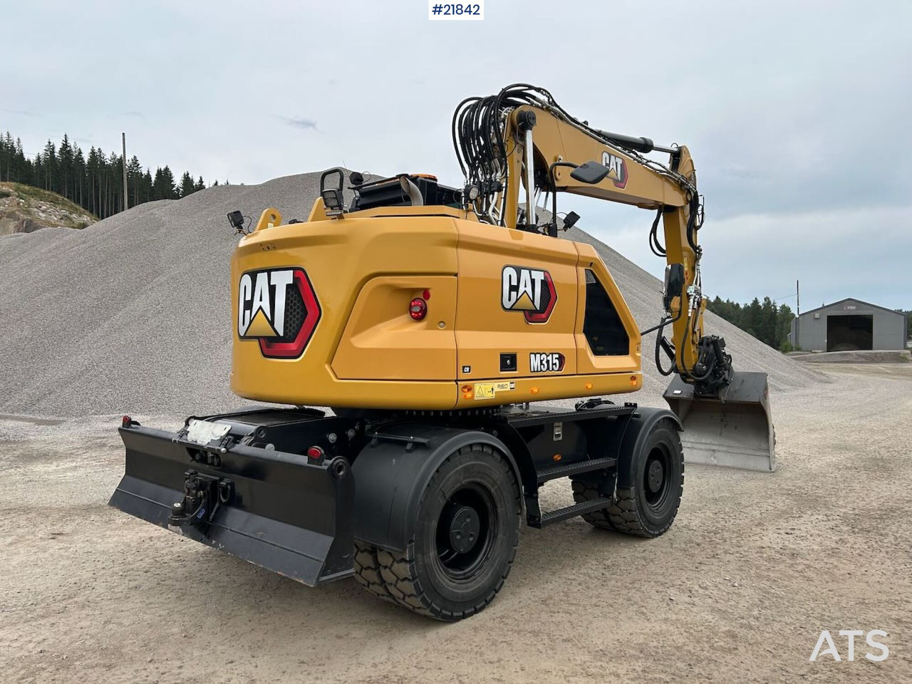 Excavadora CAT M315 hjulgraver m/ tilt og skuffe: foto 7