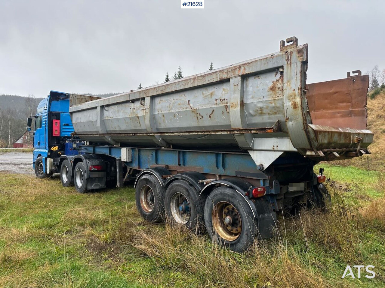 MAN TGA 28.530 6x2 trekkvogn m/ 1987 L.A.G Bree 3 akslet tippsemi SE VIDEO - Cabeza tractora: foto 5 MAN TGA 28.530 6x2 trekkvogn m/ 1987 L.A.G Bree 3 akslet tippsemi SE VIDEO - Cabeza tractora: foto 5