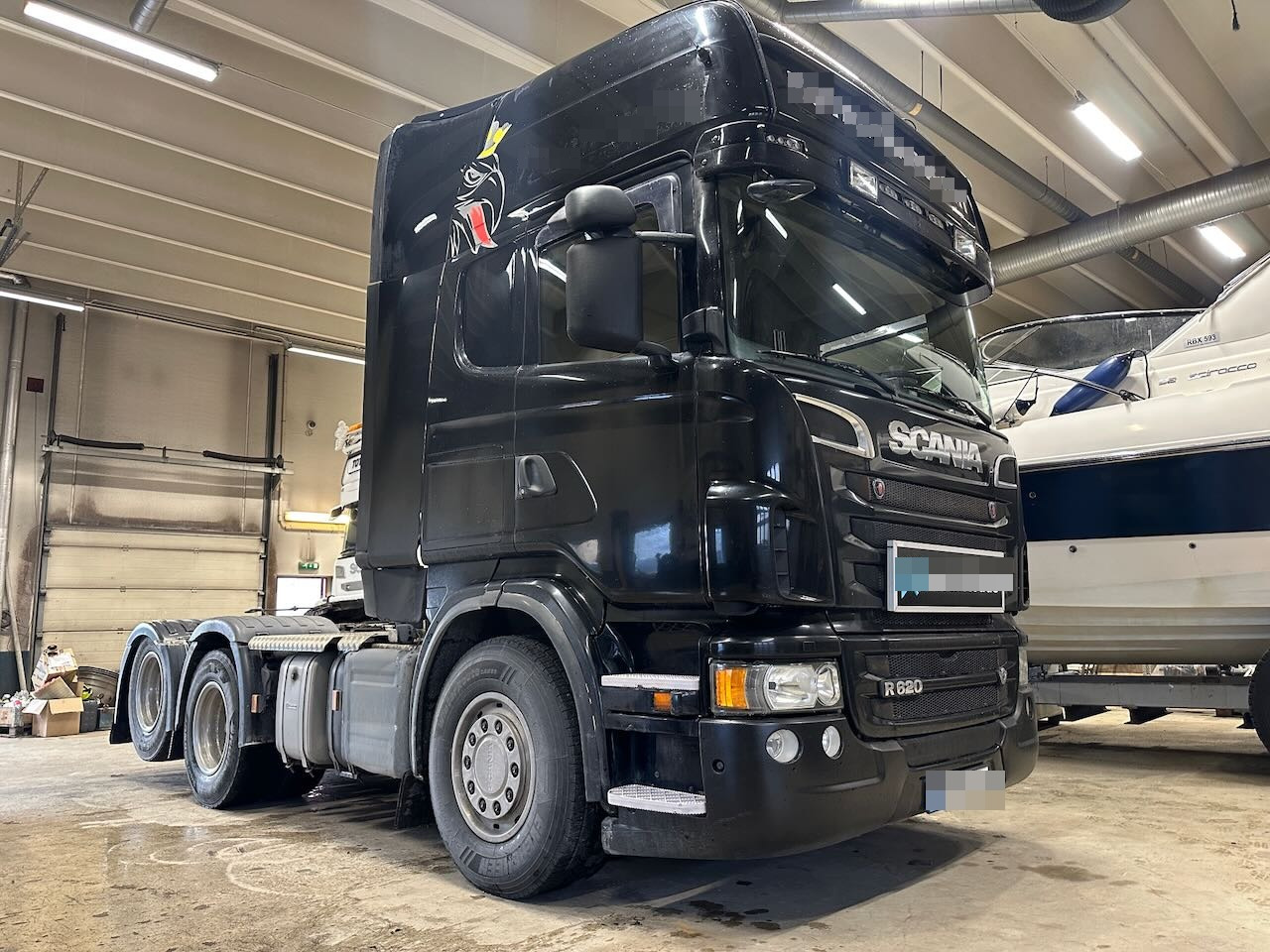 Scania R620 6x2 trekkvogn m/ tipphydraulikk og opplegg for asfaltpåbygg. Clutch byttet i juni. SE VIDEO. - Cabeza tractora: foto 1 Scania R620 6x2 trekkvogn m/ tipphydraulikk og opplegg for asfaltpåbygg. Clutch byttet i juni. SE VIDEO. - Cabeza tractora: foto 1
