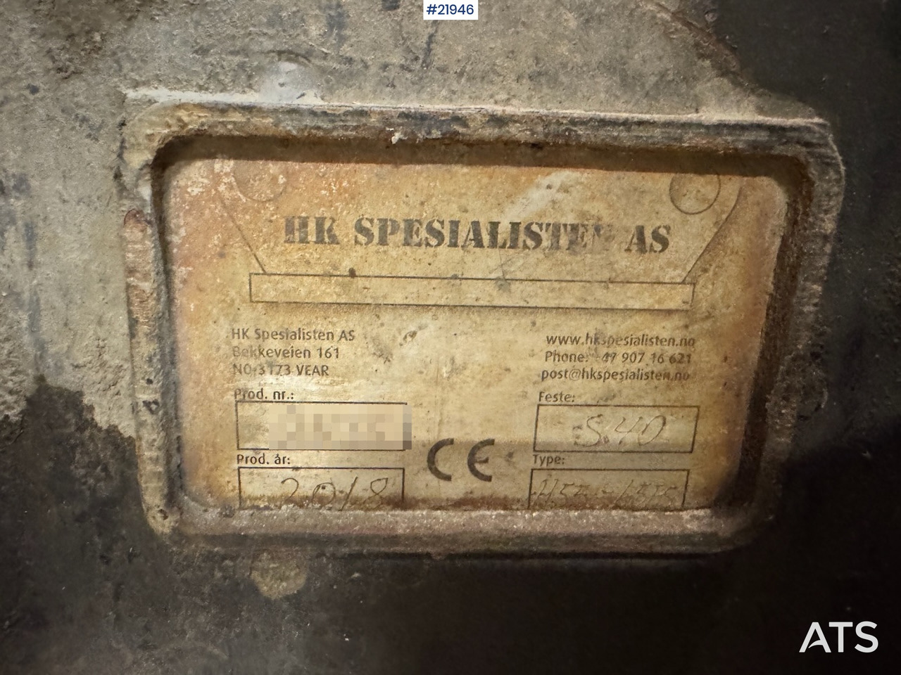 Martillo hidráulico Caterpillar Pigghammer: foto 7