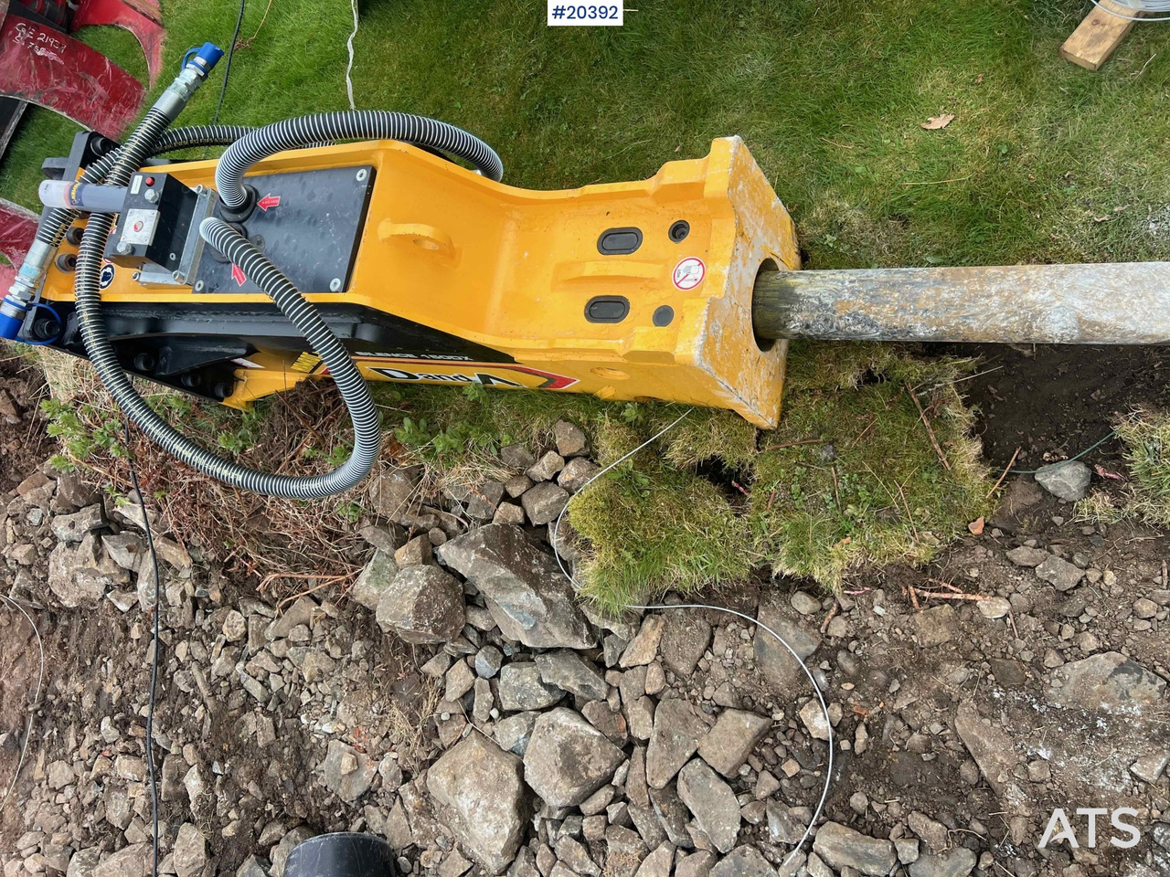 Martillo hidráulico Danda D&A150DX pigg hammer (1231 kg ) m/ s60 feste: foto 9