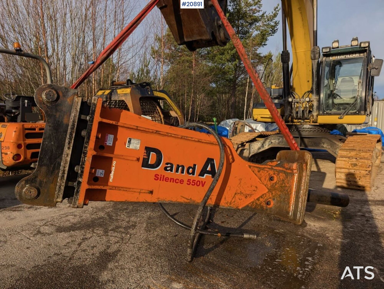 Danda DandA Silence 550V Pigghammer med G90-feste - Martillo hidráulico para Maquinaria de construcción: foto 2 Danda DandA Silence 550V Pigghammer med G90-feste - Martillo hidráulico para Maquinaria de construcción: foto 2