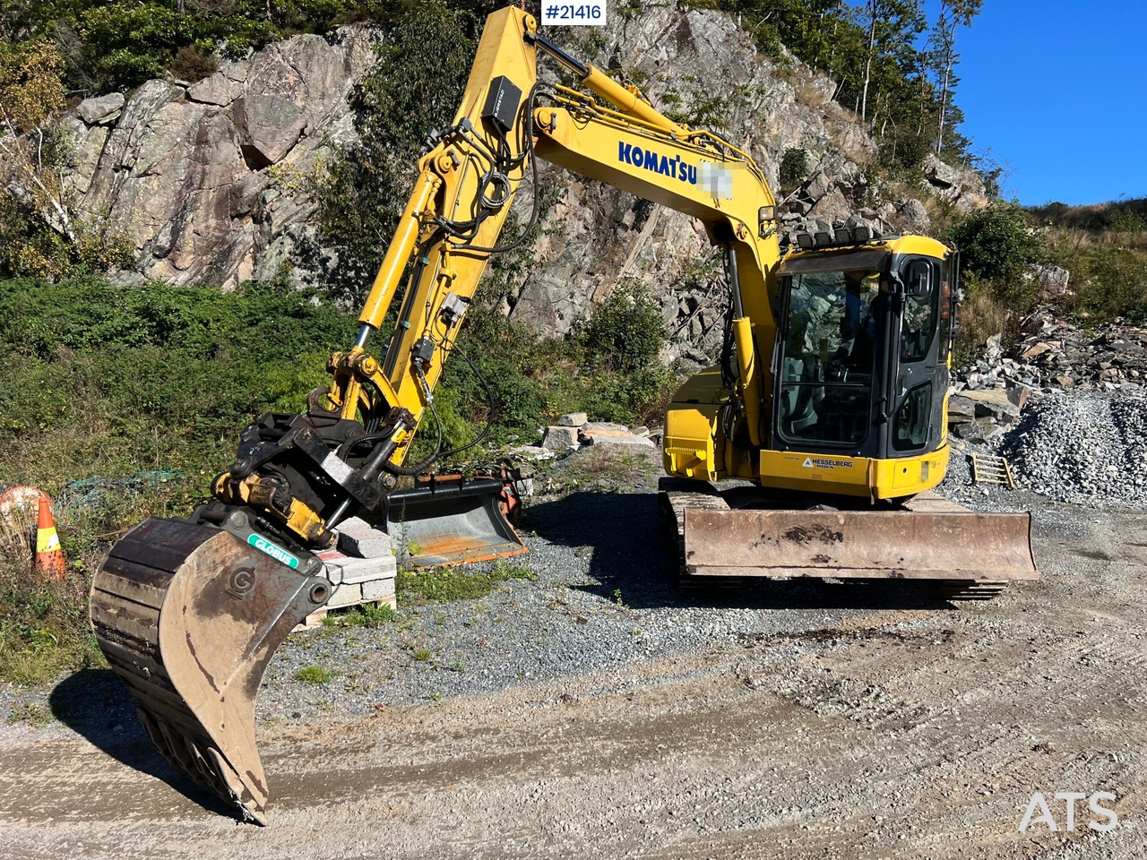 Komatsu PC78us Gravemaskin m/ Rototilt, pusseskuffe, smalskuffe og graveskuffe - Excavadora de cadenas: foto 3 Komatsu PC78us Gravemaskin m/ Rototilt, pusseskuffe, smalskuffe og graveskuffe - Excavadora de cadenas: foto 3