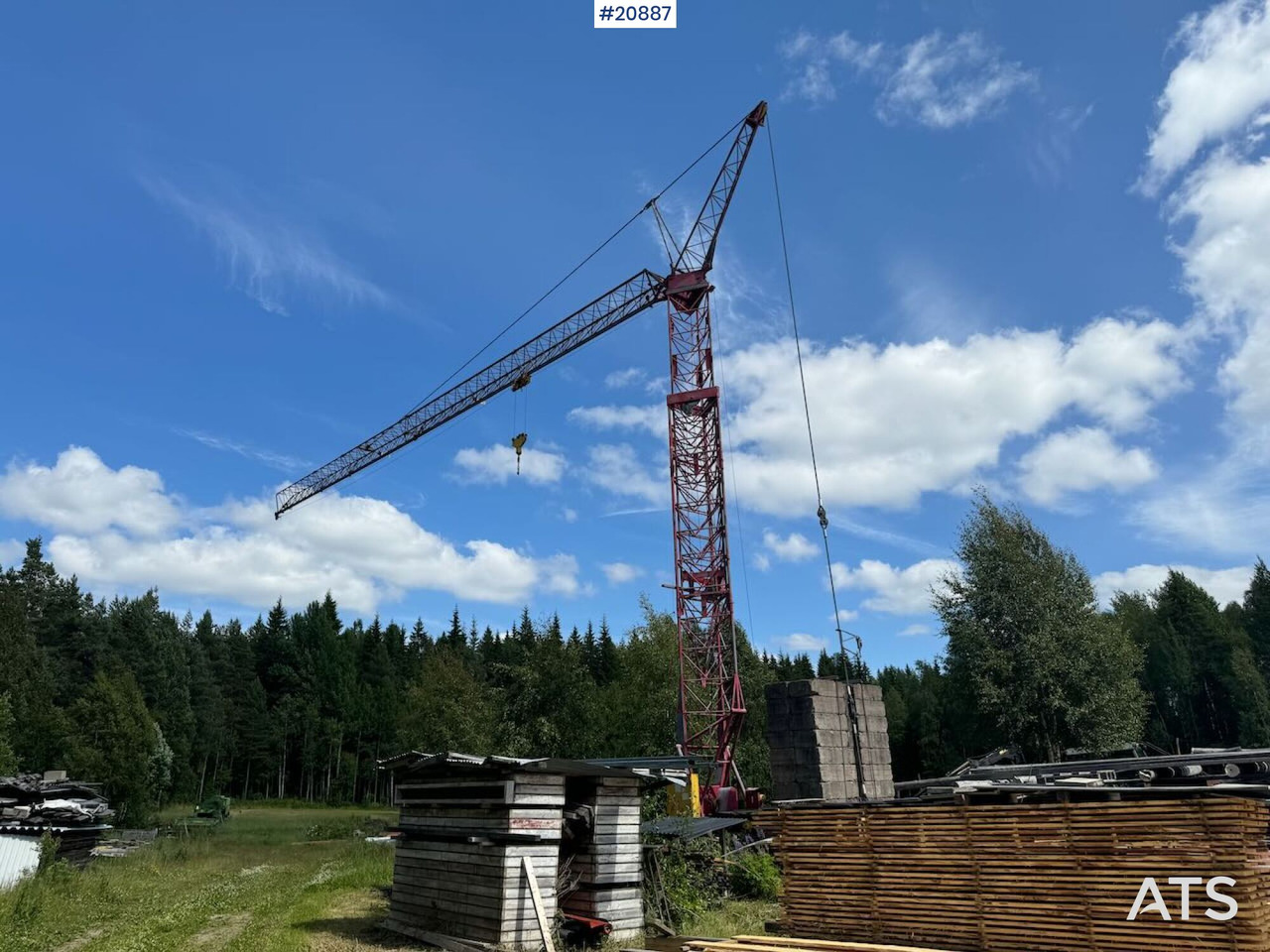 Krøll K35E Tårnkran - Grúa torre: foto 1 Krøll K35E Tårnkran - Grúa torre: foto 1