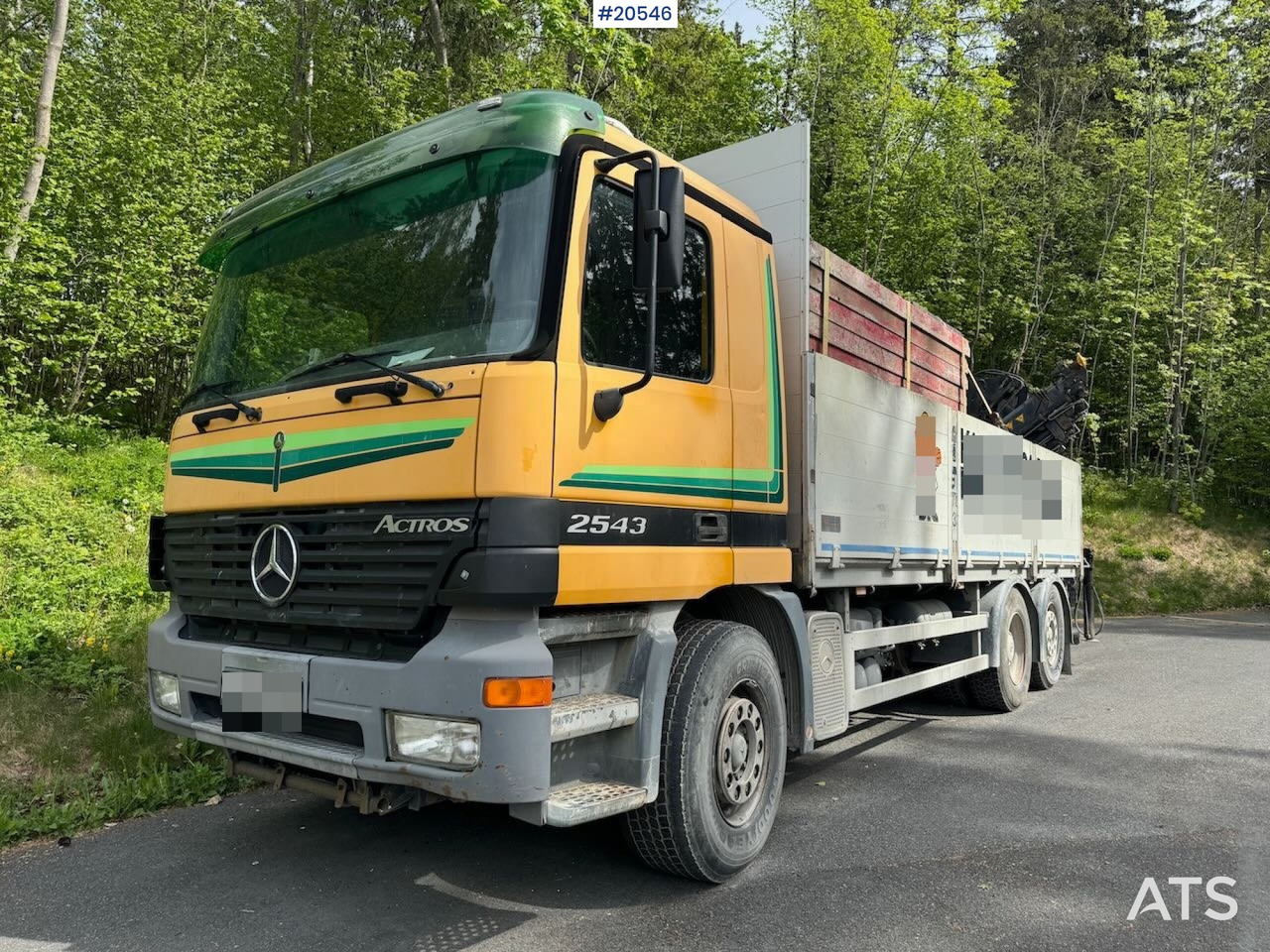 Mercedes Actros 2543 - Camión caja abierta: foto 1 Mercedes Actros 2543 - Camión caja abierta: foto 1