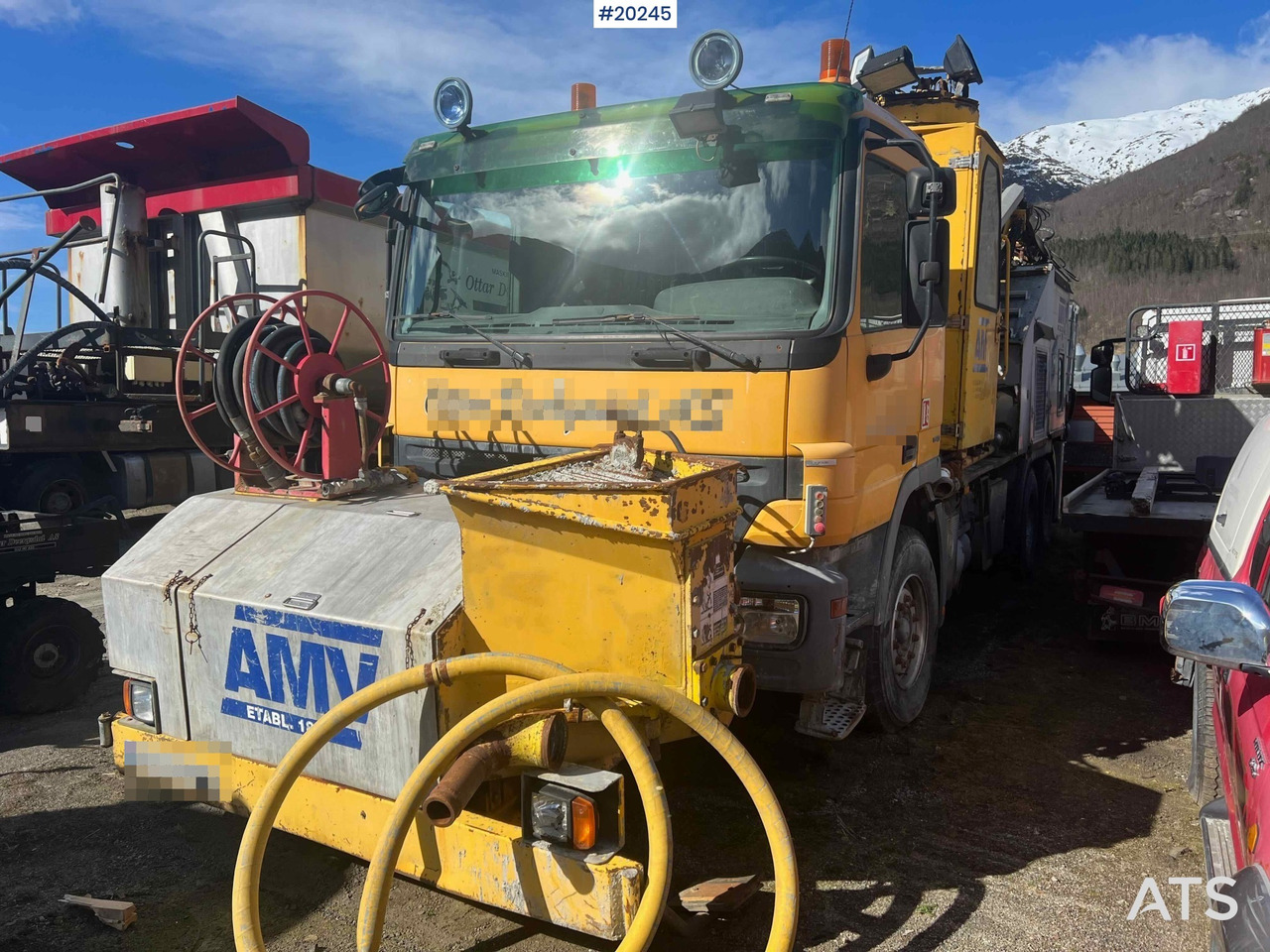 Mercedes Actros 2641 6x4 M/ 2008 AMV 7450 Betong sprøyterigg påbygg - Bomba de hormigón: foto 4 Mercedes Actros 2641 6x4 M/ 2008 AMV 7450 Betong sprøyterigg påbygg - Bomba de hormigón: foto 4