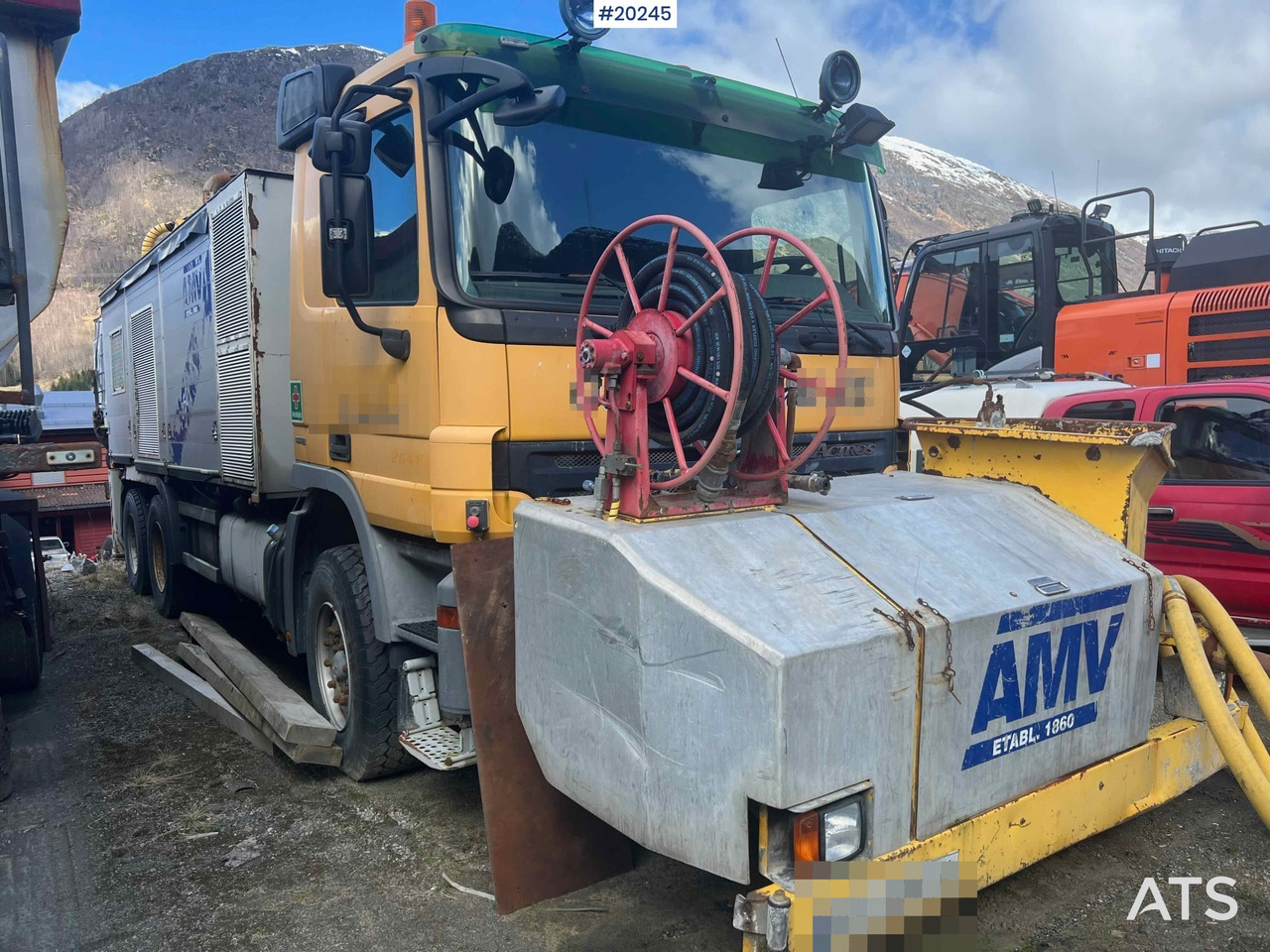 Mercedes Actros 2641 6x4 M/ 2008 AMV 7450 Betong sprøyterigg påbygg - Bomba de hormigón: foto 1 Mercedes Actros 2641 6x4 M/ 2008 AMV 7450 Betong sprøyterigg påbygg - Bomba de hormigón: foto 1