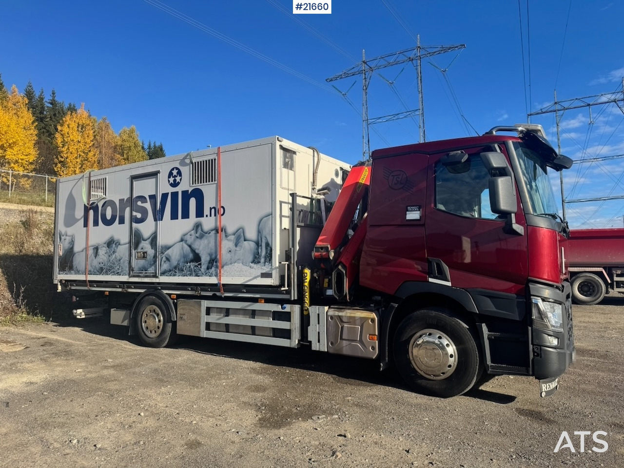 Renault Renault T380 6x2 Kranbil m/ 19 t/m Palfinger - Camión grúa: foto 2 Renault Renault T380 6x2 Kranbil m/ 19 t/m Palfinger - Camión grúa: foto 2