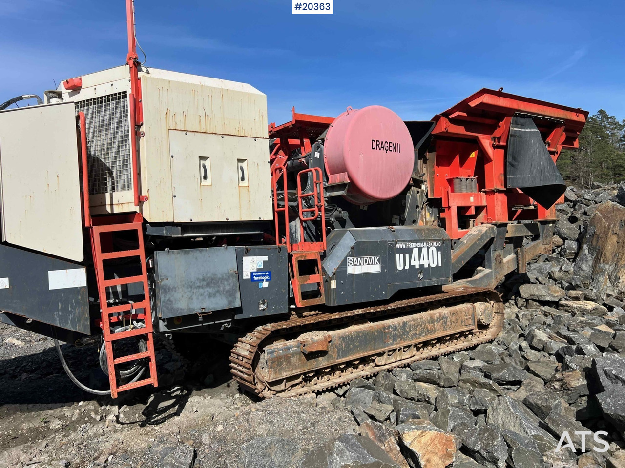 Trituradora de mandíbula Sandvik UJ440I: foto 16