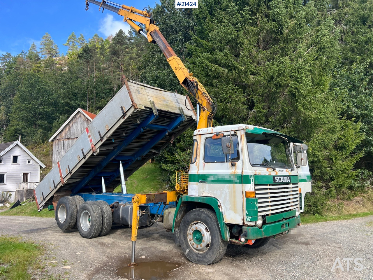Scania LB 81 - Camión grúa: foto 1 Scania LB 81 - Camión grúa: foto 1