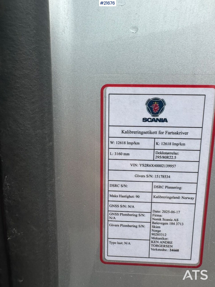 Camión volquete Scania R580 6x4 Brøyterigget Tippbil: foto 27