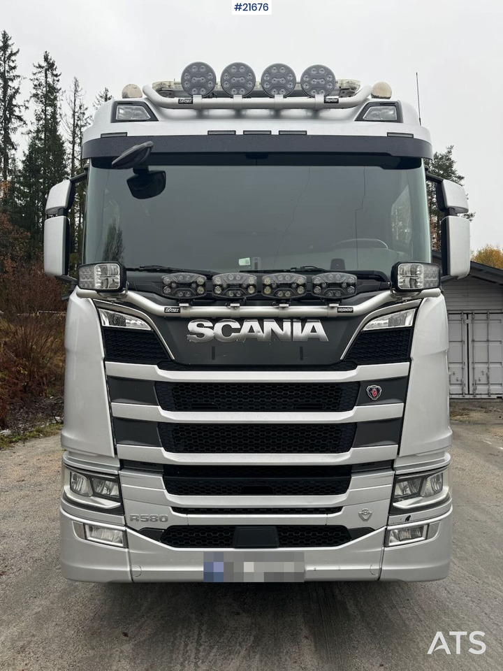 Camión volquete Scania R580 6x4 Brøyterigget Tippbil: foto 12
