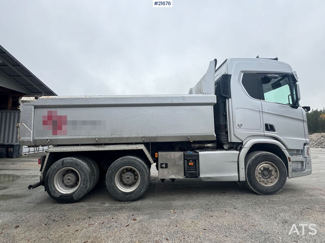 Camión volquete Scania R580 6x4 Brøyterigget Tippbil: foto 9