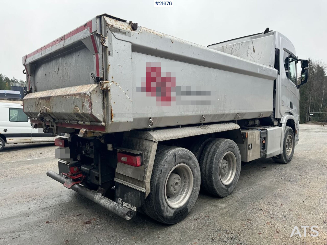 Camión volquete Scania R580 6x4 Brøyterigget Tippbil: foto 7