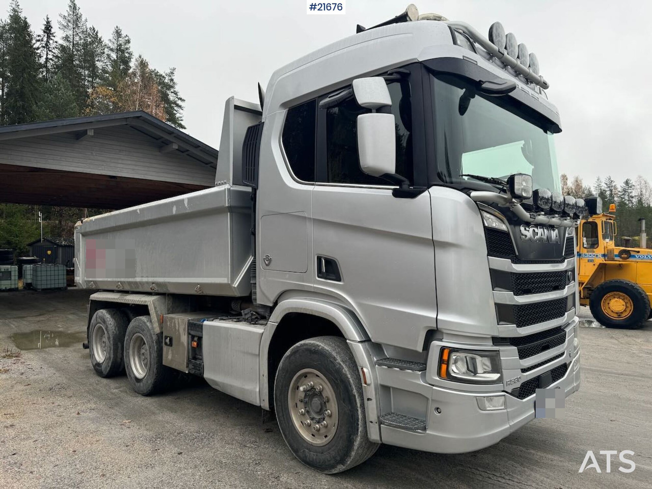Camión volquete Scania R580 6x4 Brøyterigget Tippbil: foto 10
