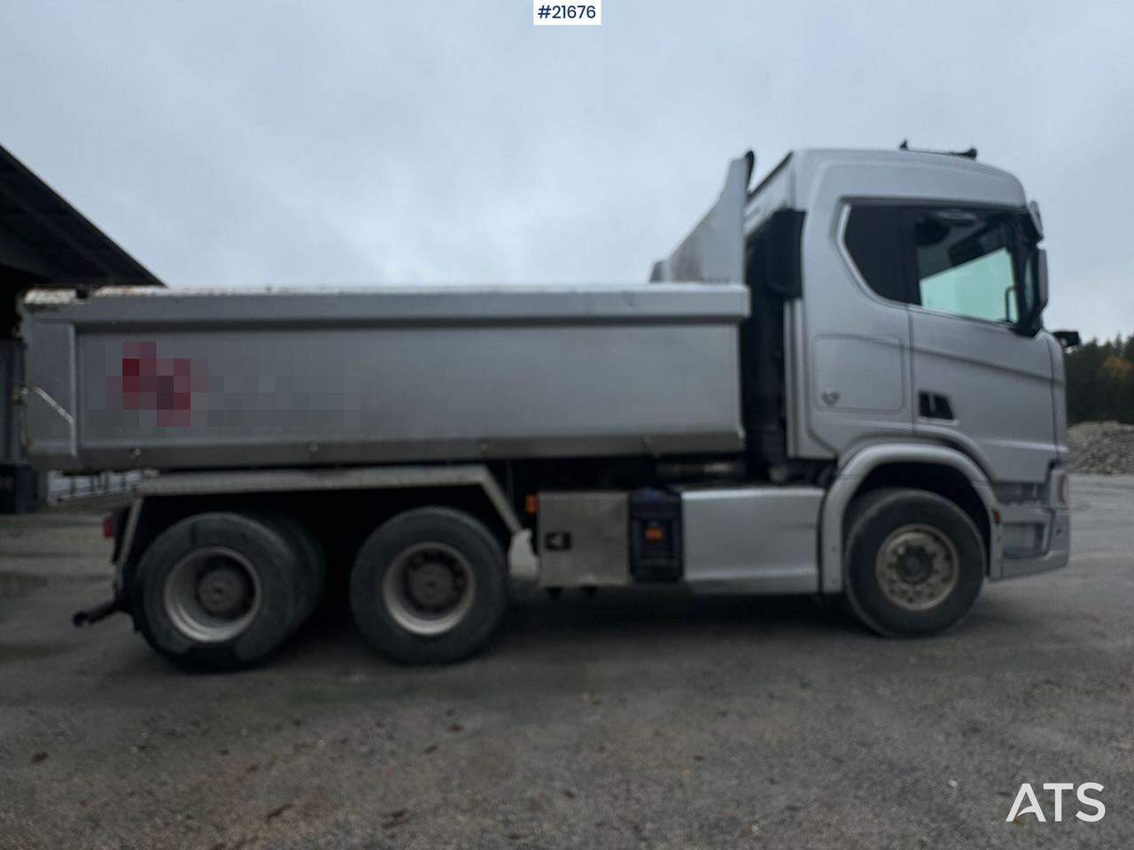 Camión volquete Scania R580 6x4 Brøyterigget Tippbil: foto 8