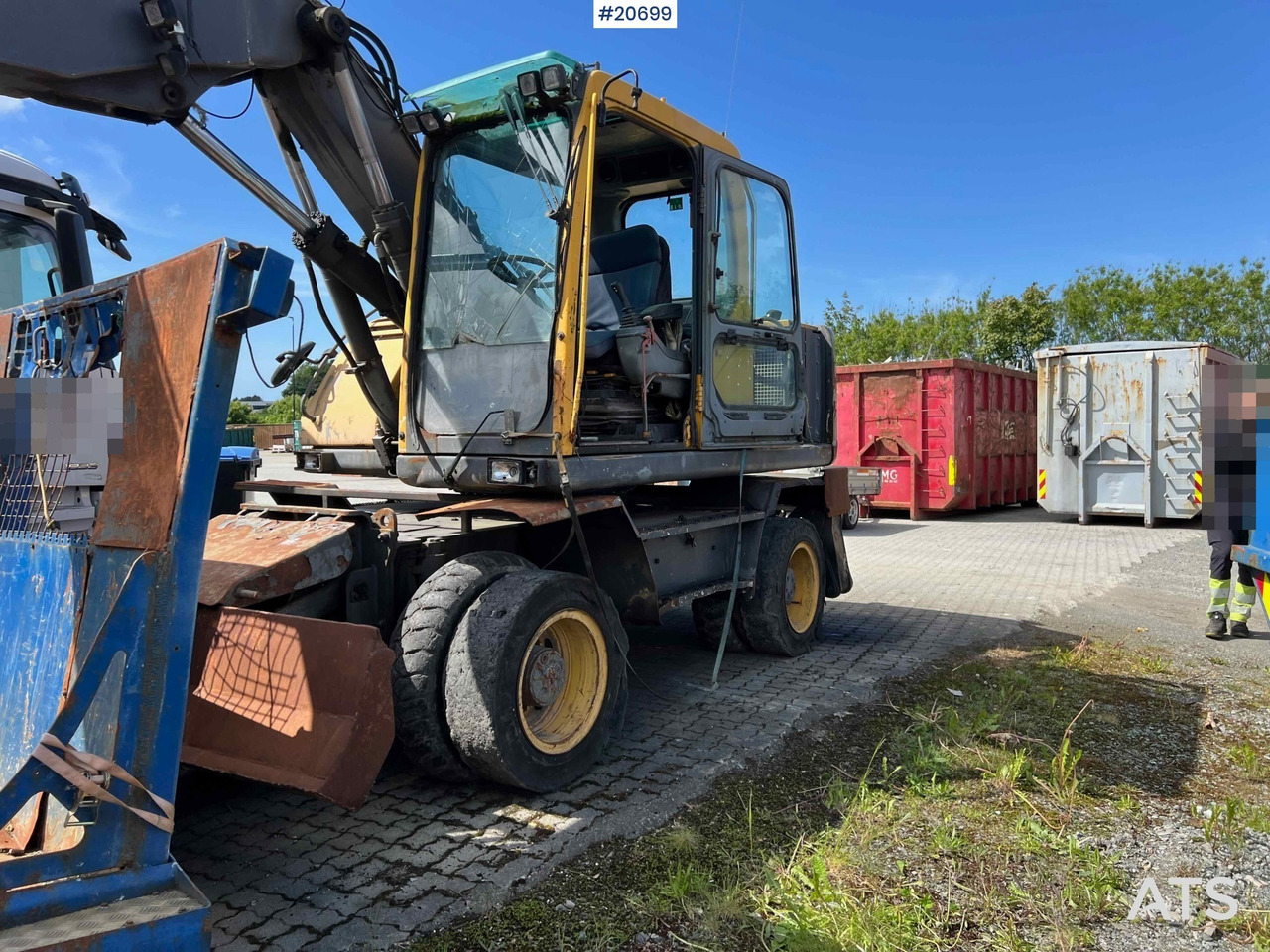 Leasing de Volvo EW160B hjulmaskin m/ støtte bein og skjær Volvo EW160B hjulmaskin m/ støtte bein og skjær: foto 15
