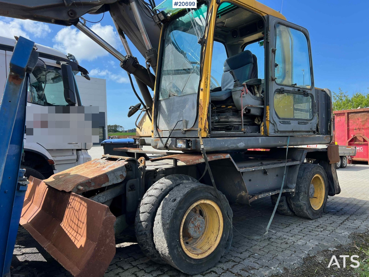 Leasing de Volvo EW160B hjulmaskin m/ støtte bein og skjær Volvo EW160B hjulmaskin m/ støtte bein og skjær: foto 16